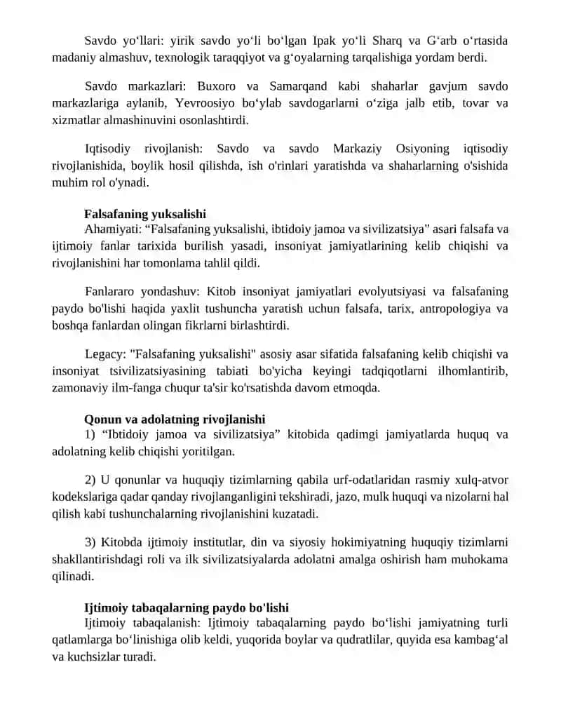 Ibtidoiy Jamoa Va Sivilizatsiya 4