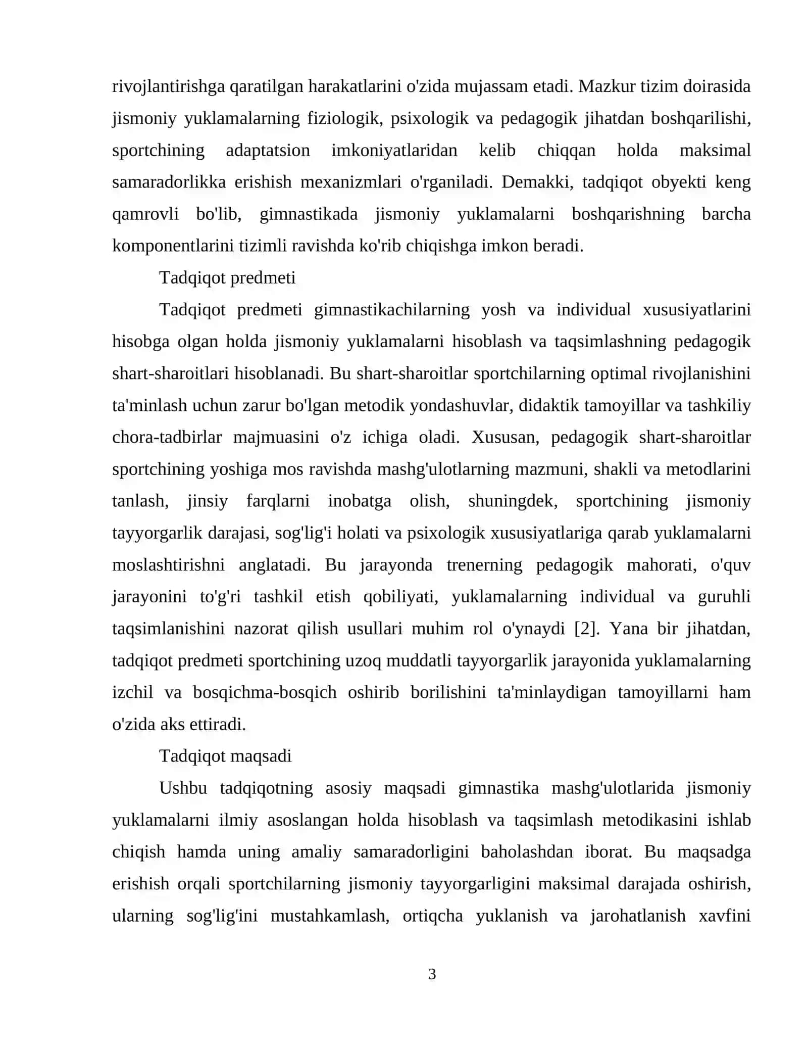 Gimnastikada jismoniy yuklamalarni hisoblash va taqsimlash 4