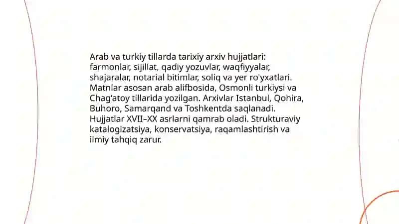 Arab va turkiy tilidagi manbalar 4