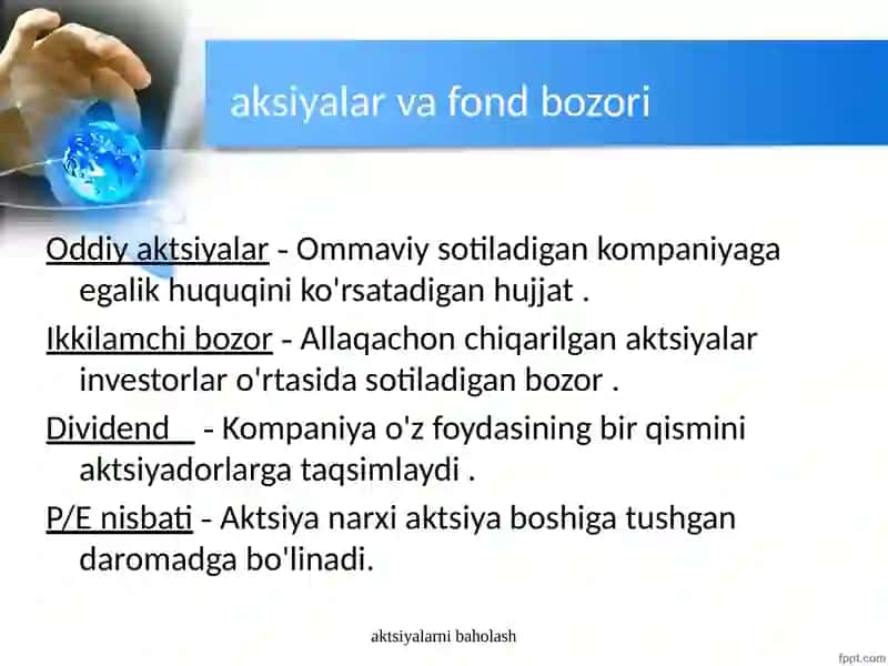 Aksiyaning baholanishi va xususiyatlari 4