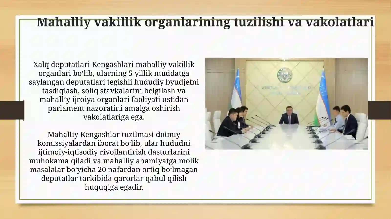 Mahhaliy davlat organlari tizimi va vazifasi 4