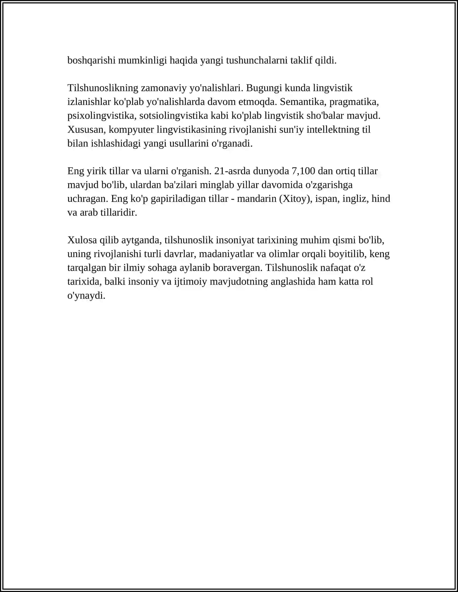 TILSHUNOSLIKNING TATAQQIYOT BOSQICHLARI 4