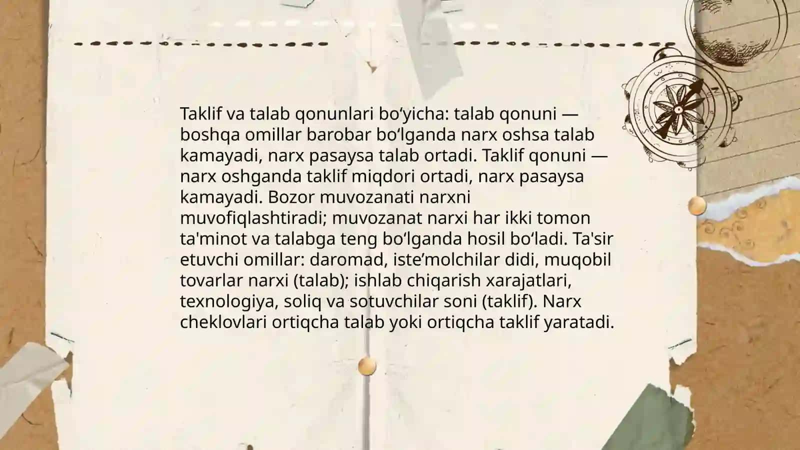 Bozor va tavakkalchilik 4