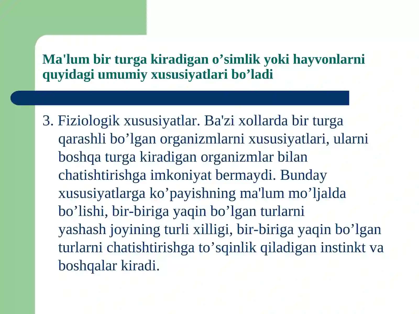BIOSFERADA ORGANIZMLARNI XILMA-XILLIGI 4