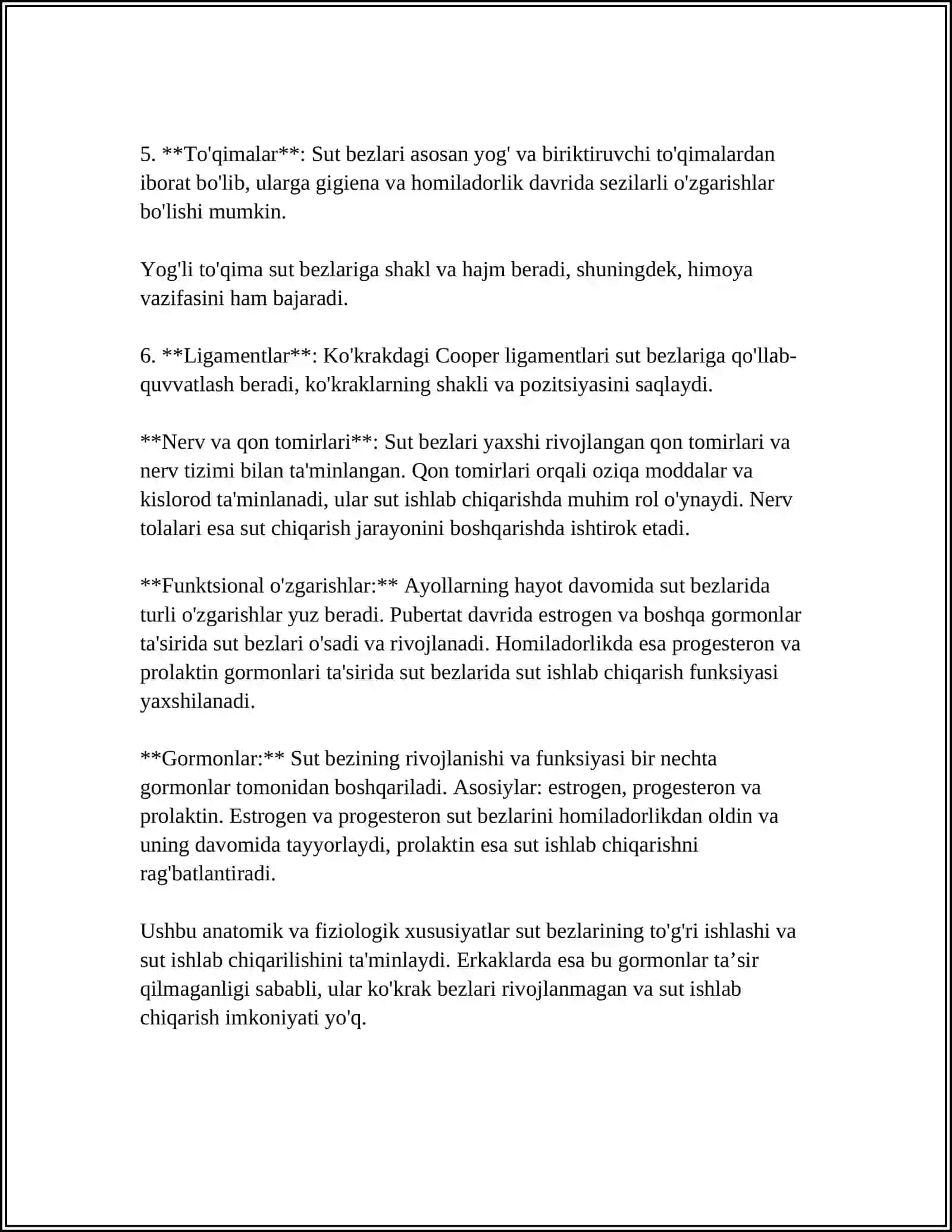 Sut bezlarini qurishning omillari 4
