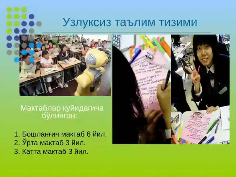 Япония таълим тизими 4