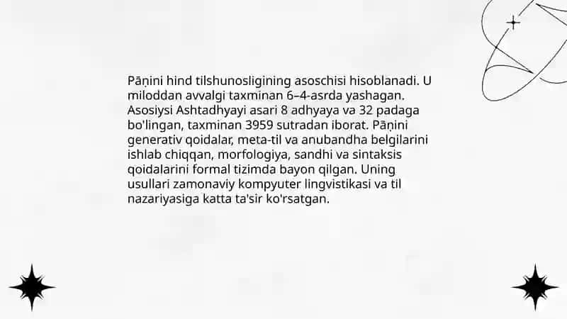Tilshunoslik fanining paydo bo'lishi va rivojlanishi 4