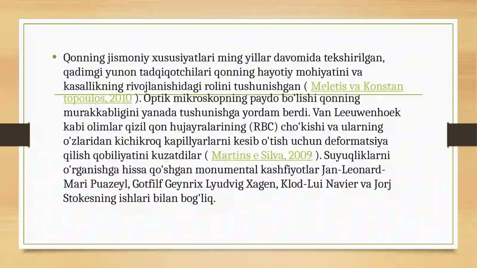 Qonning fizik-kimyoviy xususiyatlarining o'zgarishi 4
