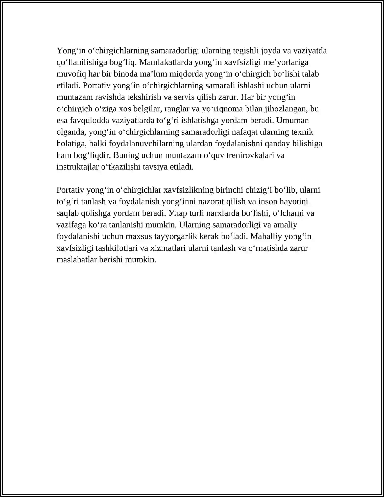 Portativ yongʻin oʻchirgichlar (ABC, CO2, suv) 4