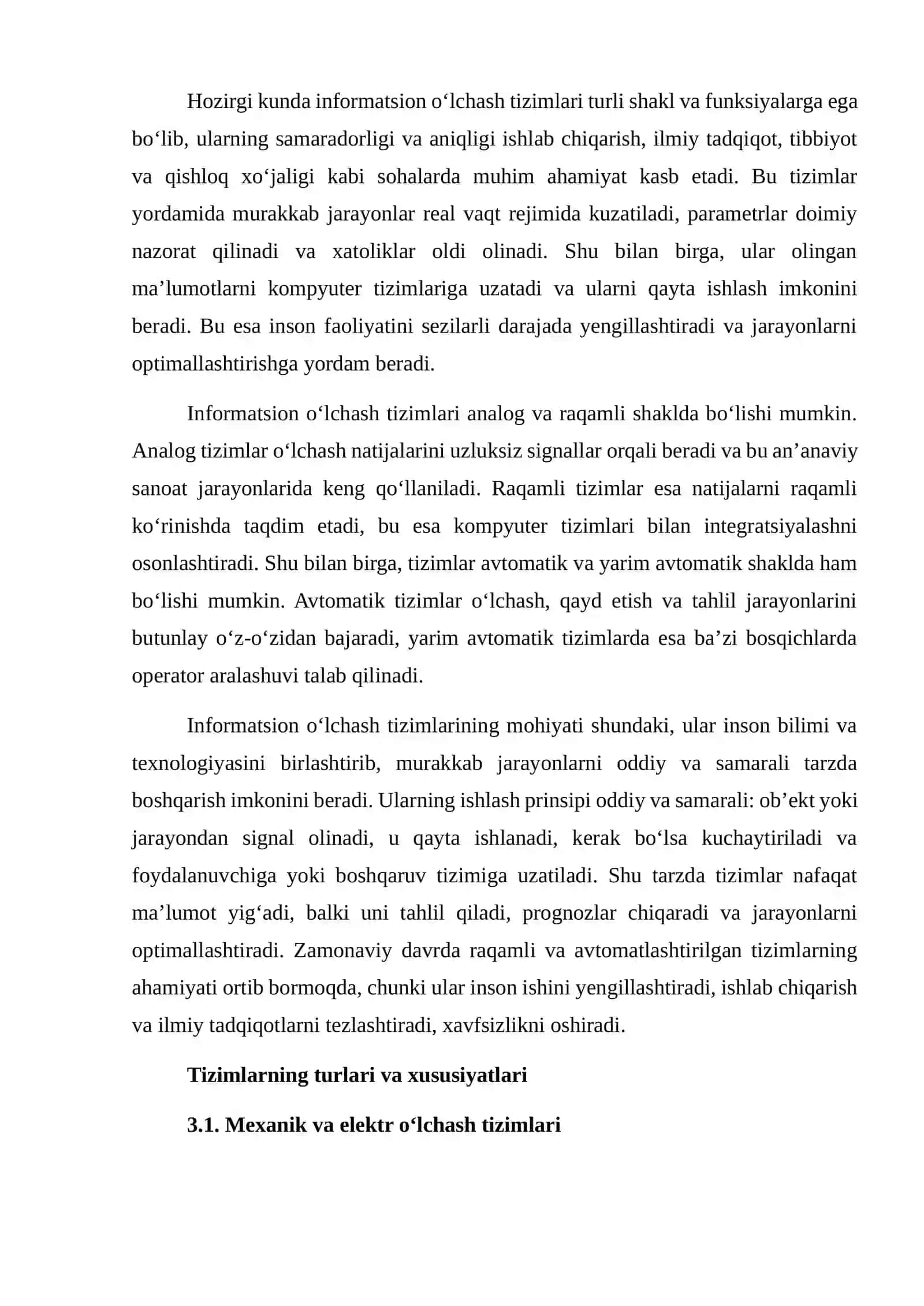 Informatsion oʻlchash tizimlari 4