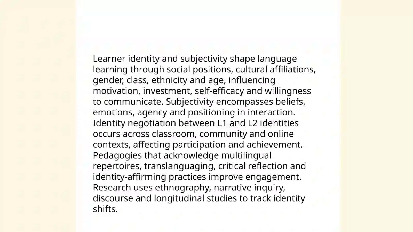 Social linguistics and cultural context in language learning 4