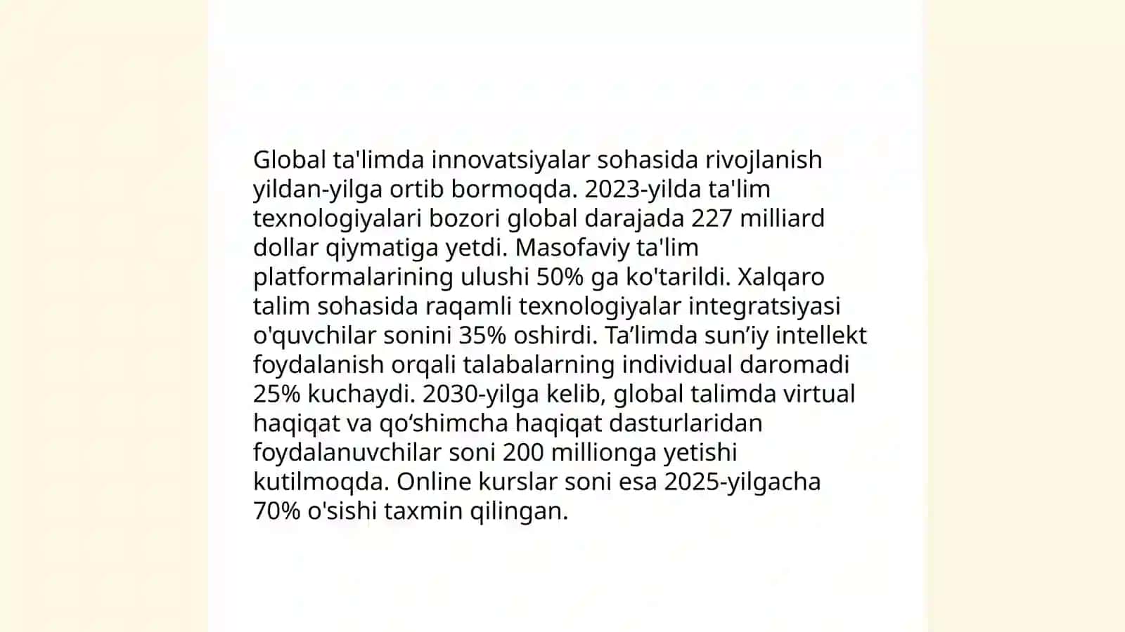 Xorijdagi xalqaro ta'lim makoni 4