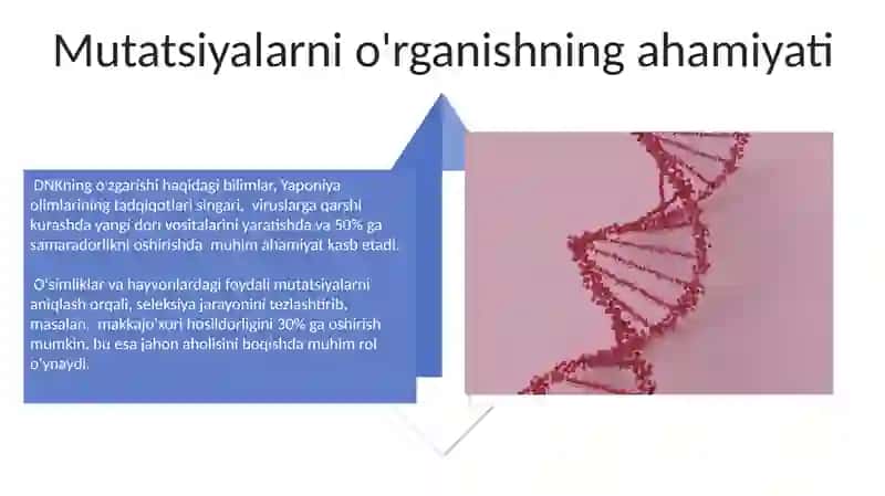Mutatsiya zararlimi 4