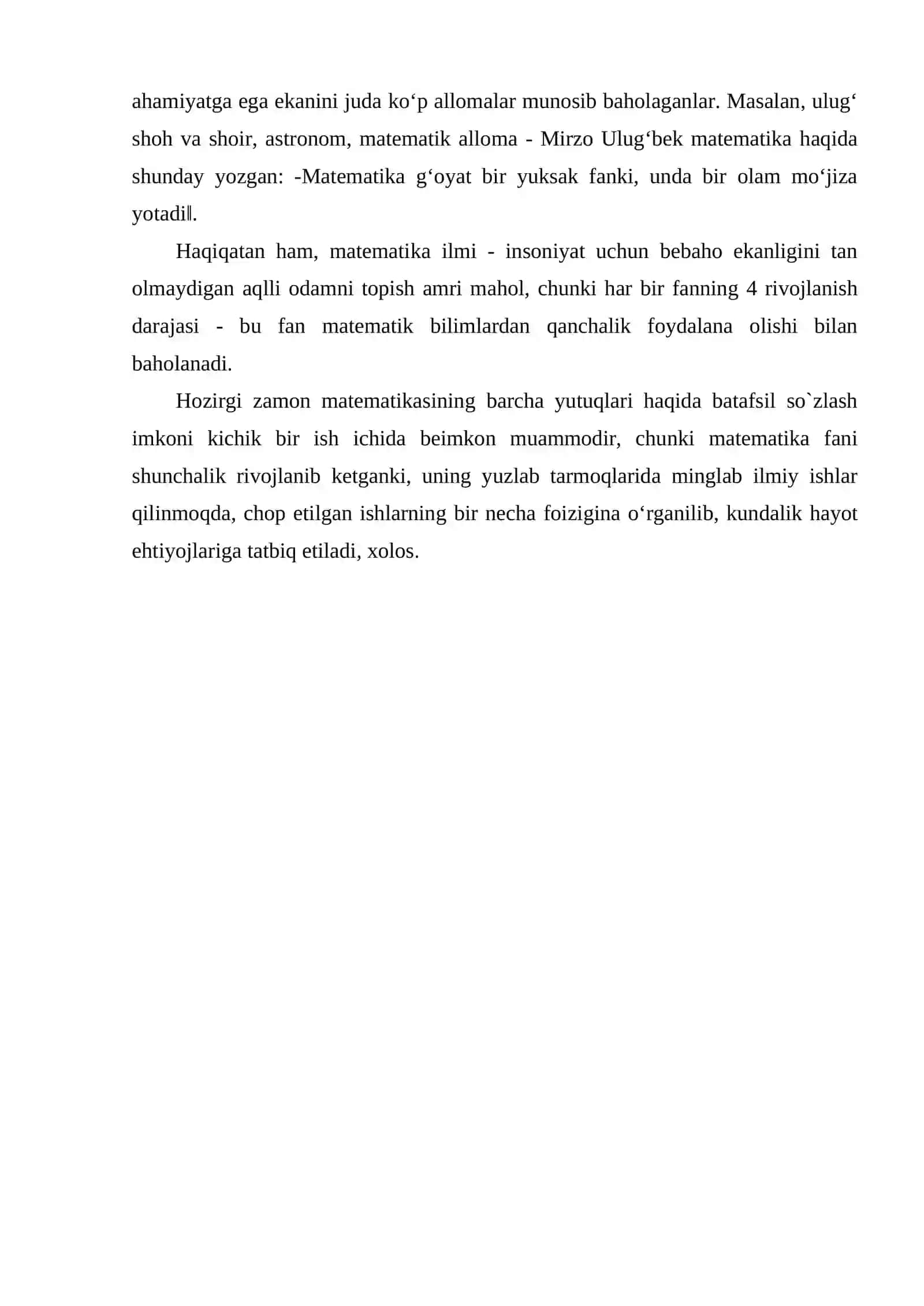 "Oddiy differensial tenglamalar" 4