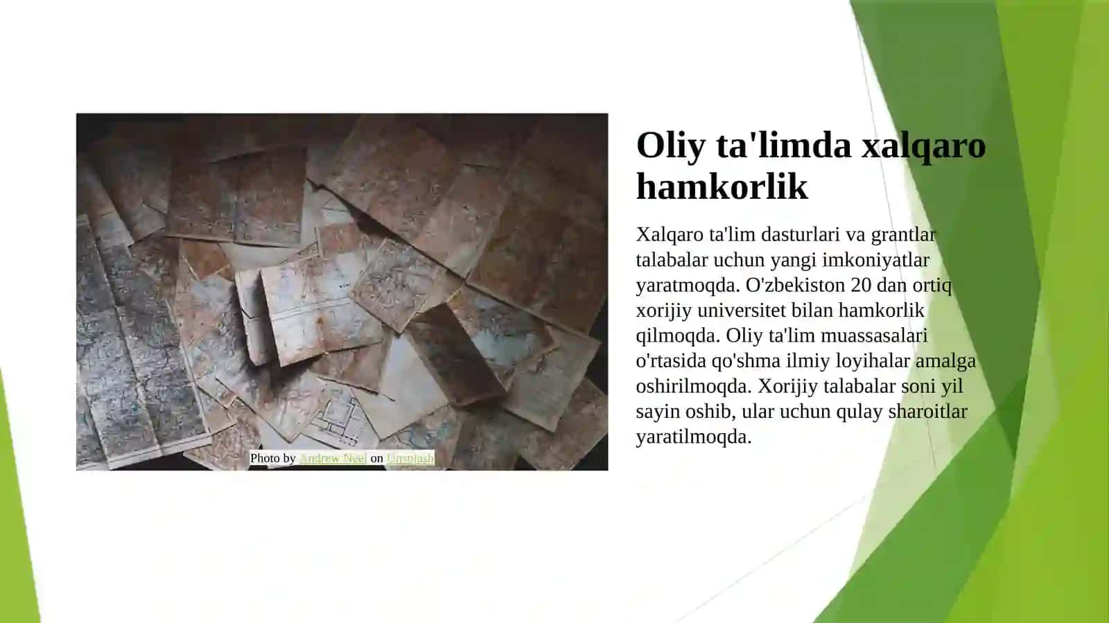 Yangi O'zbekistonda oliy ta'lim va ilm-fan sohasidagi islohatlar 4