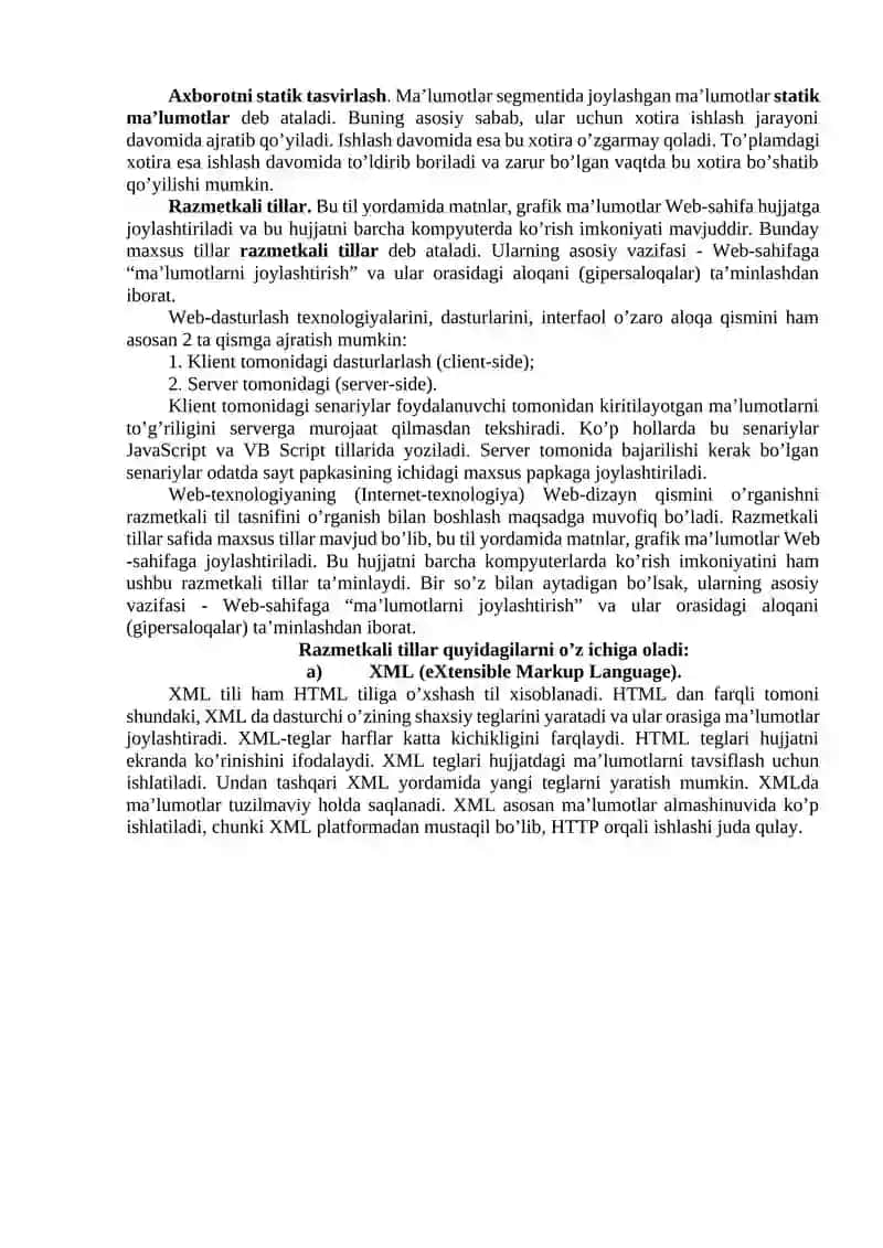 Web-sahifa yaratish texnologiyalari 4