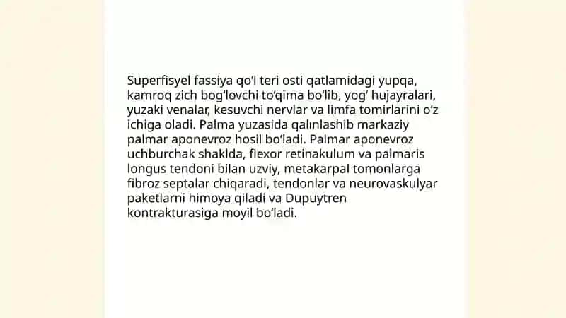 Qõl mushaklari va fassiya 4