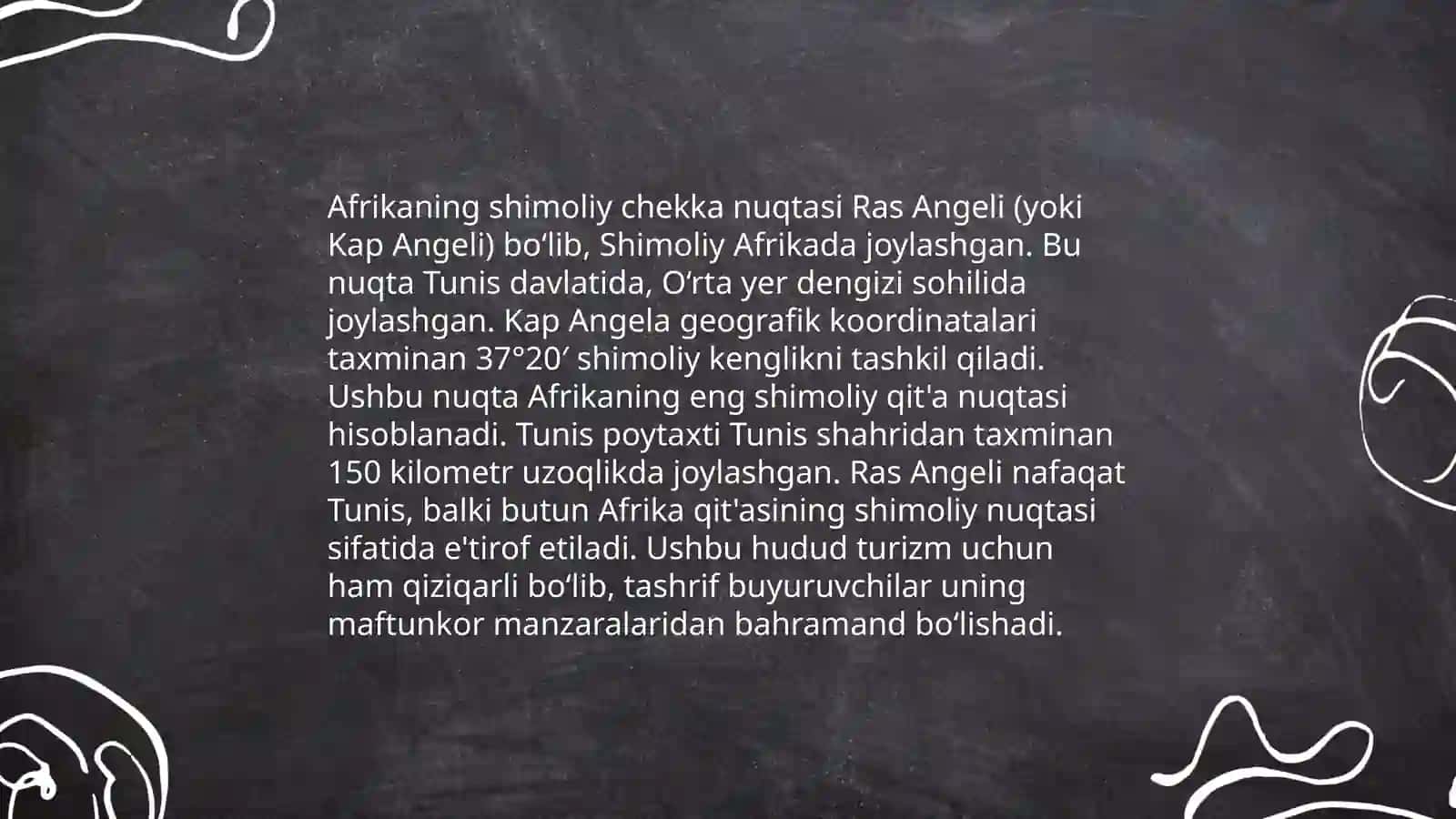 Afrika Geografik Yirikligi 4