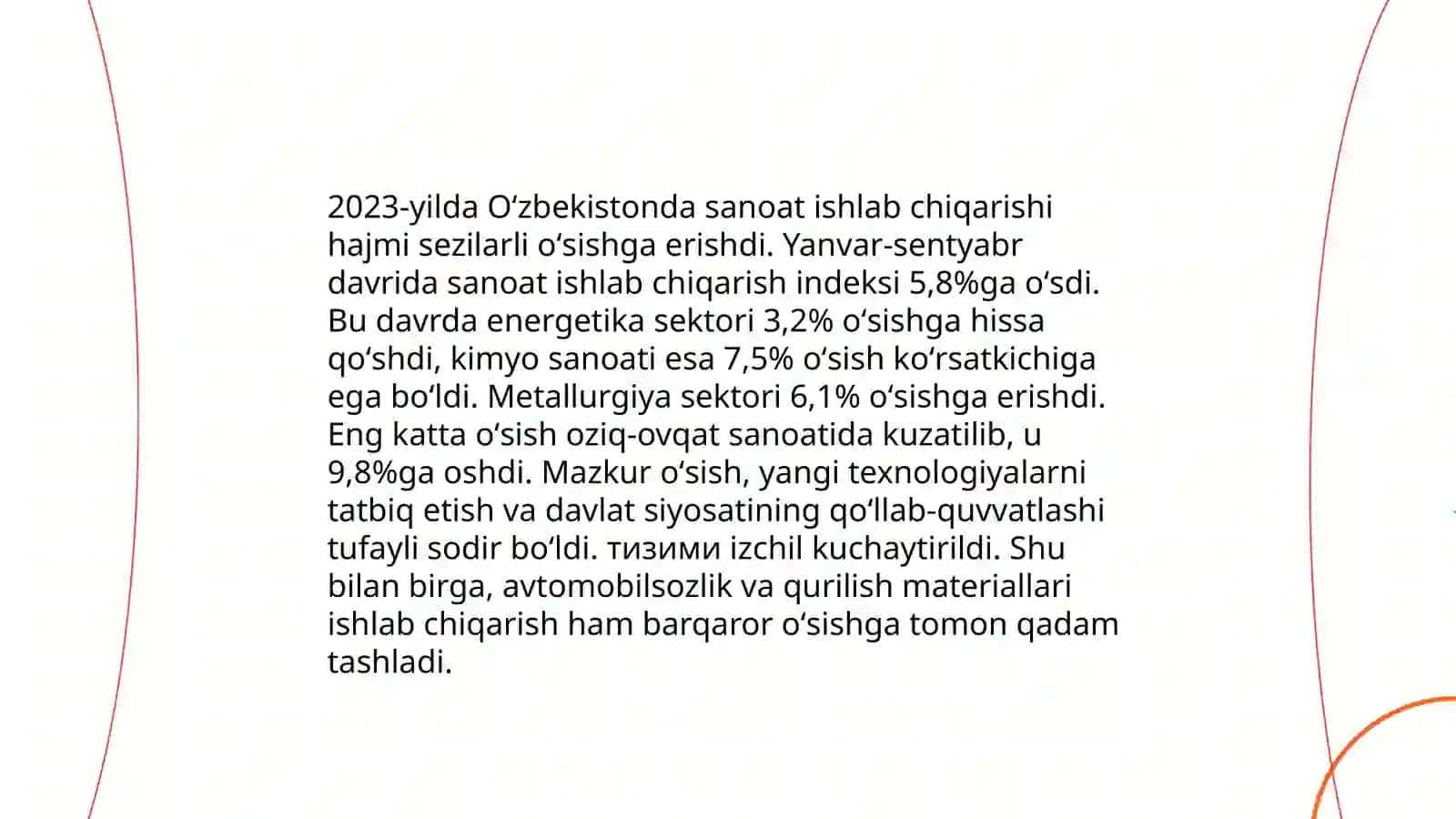 Mustaqillik yillarida Oʻzbekiston Respublikasi rivojlanishining makroiqtisodiy koʻrsatkichlari tahlili 4
