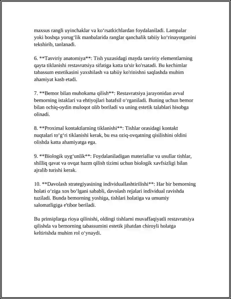 OLDINGI TISHNING RESTAVERATSIYASI 4