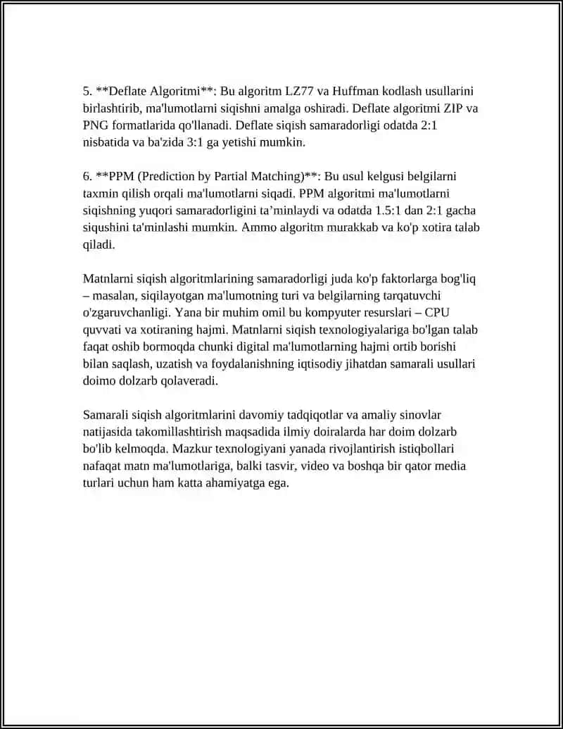 MATNLARNI AVTOMATIK QISQARTIRISH 4