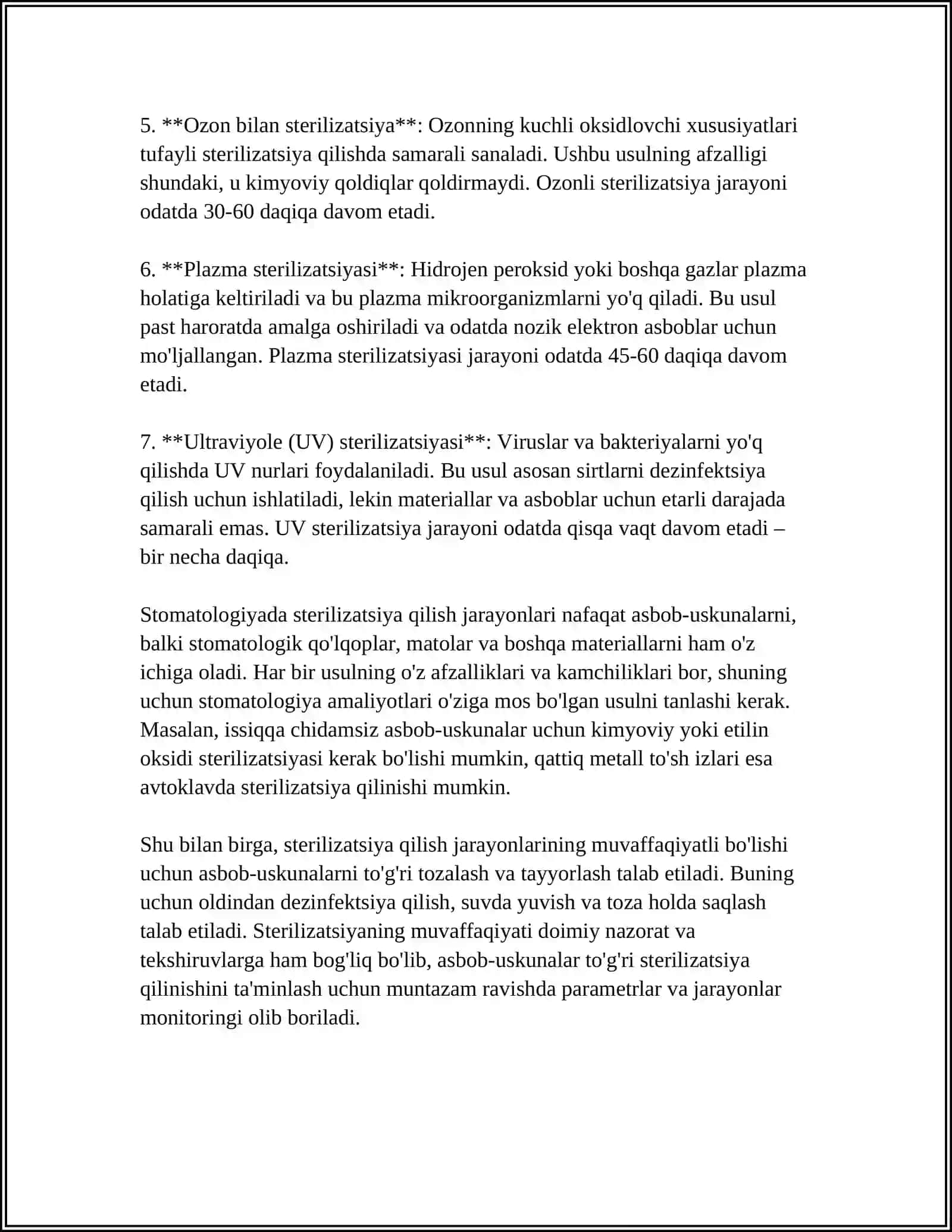 STOMATOLOGIYADA STERILIZATSIYA 4