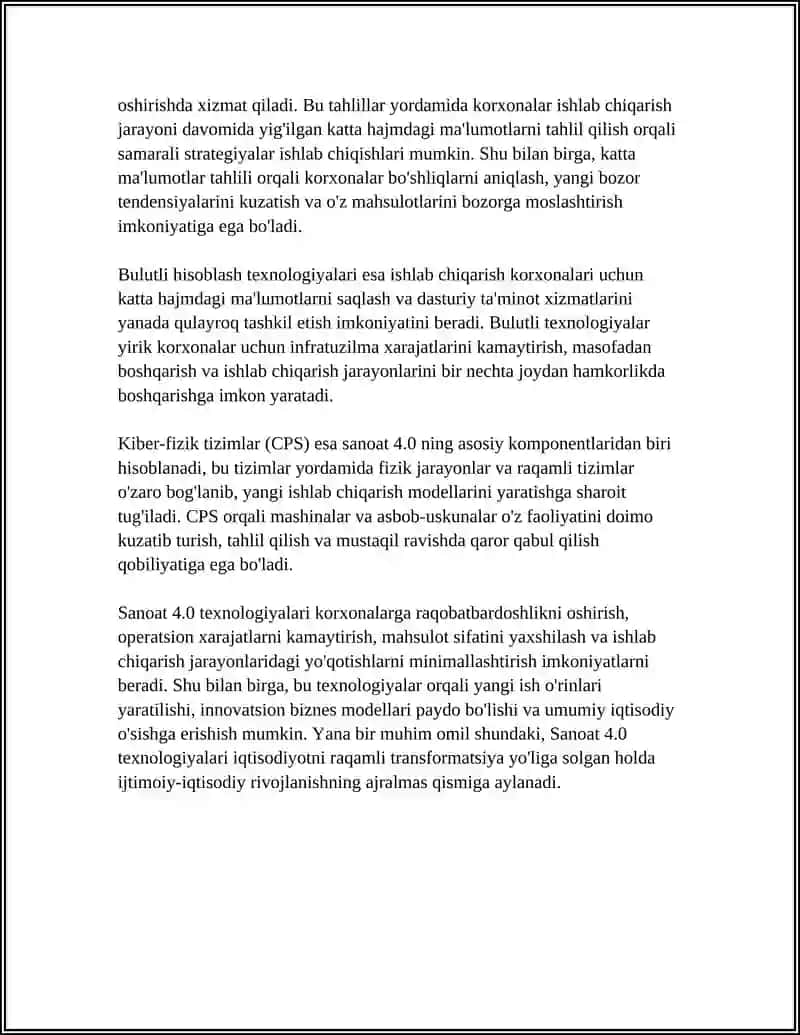 SOHANING INNOVATSION YANGILIKLARI 4
