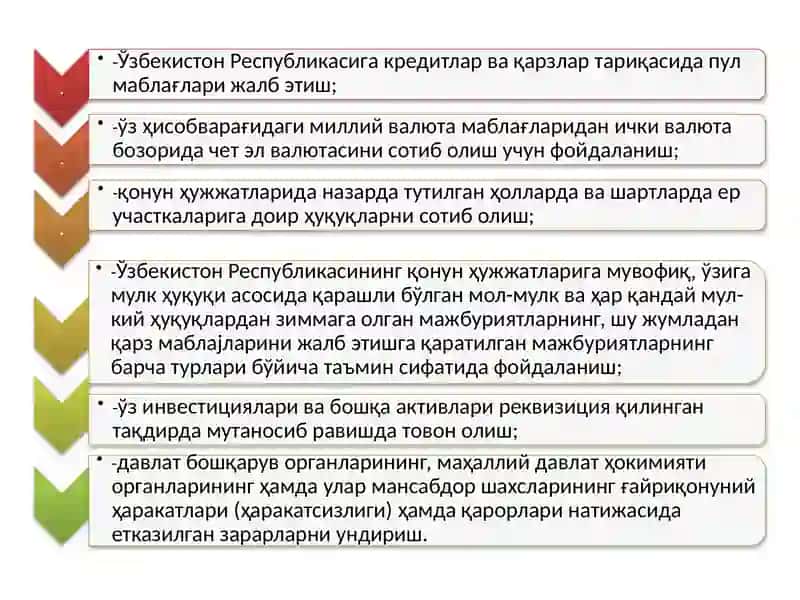 Хорижий инвесторлар ҳуқуқий 4