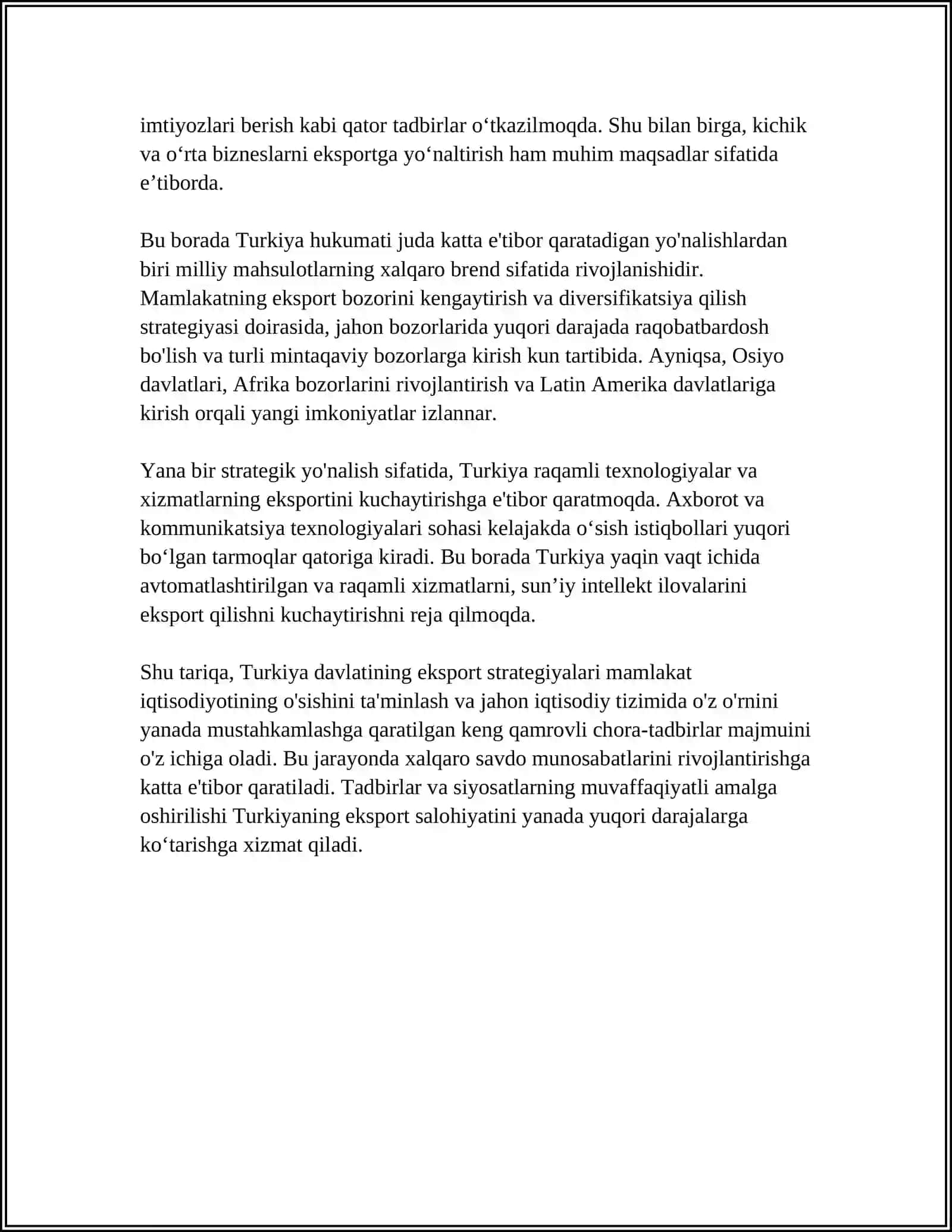 TURKIYA DAVLATINING MARKETINGI 4