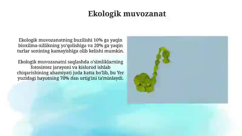 Ekologiya tushunchasi 4