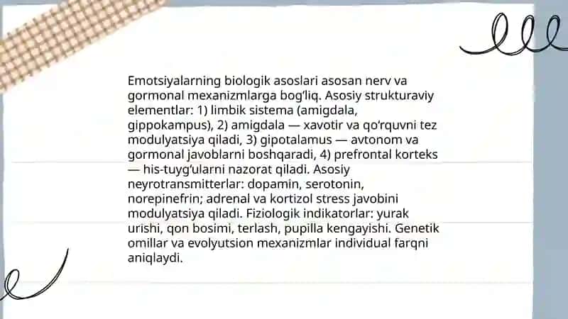 Emotsiya tuwunchasi va turlari 4