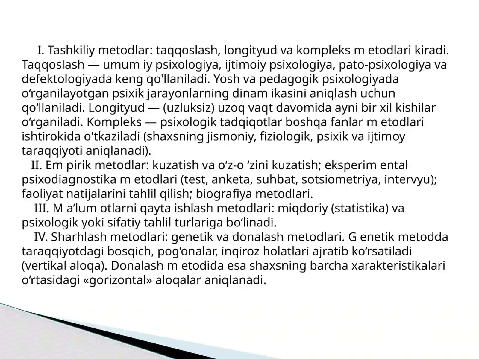 YOSH PSIXOLOGIYASINING TADQIQOT METODLARI 4