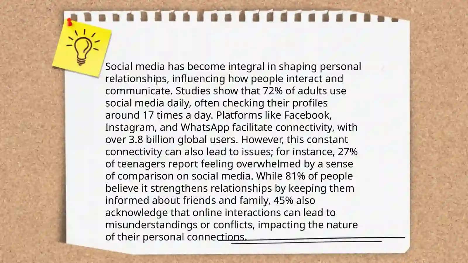 Both sides of using technology and communication 4