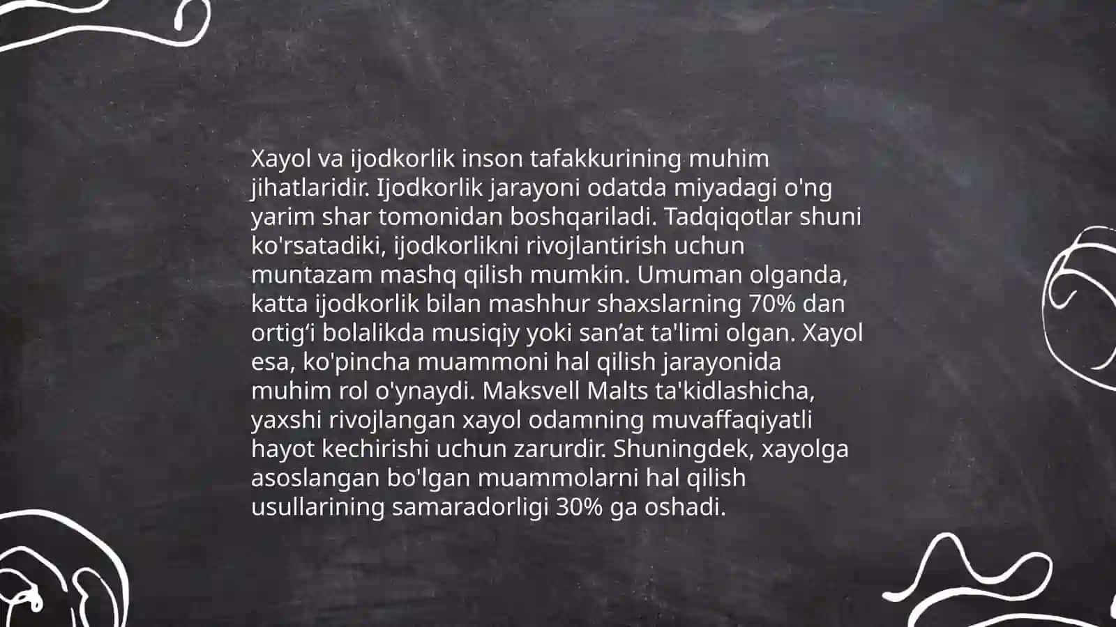 Hayol jarayonlari va turlari 4