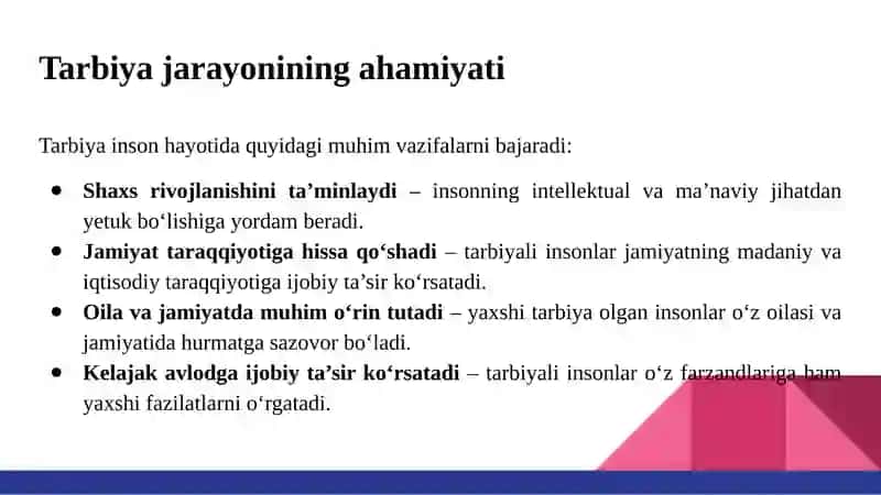 Tarbiya jarayonlari vositalari 4