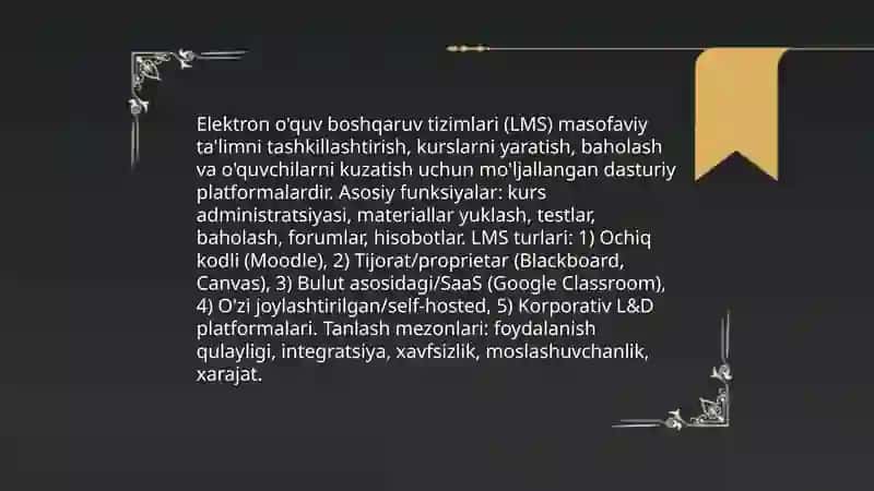 Masofaviy ta'lim texnologiyalari 4