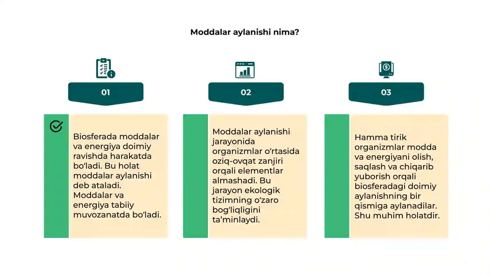 Biosferada moddalar va enrgiya ajralishi 4