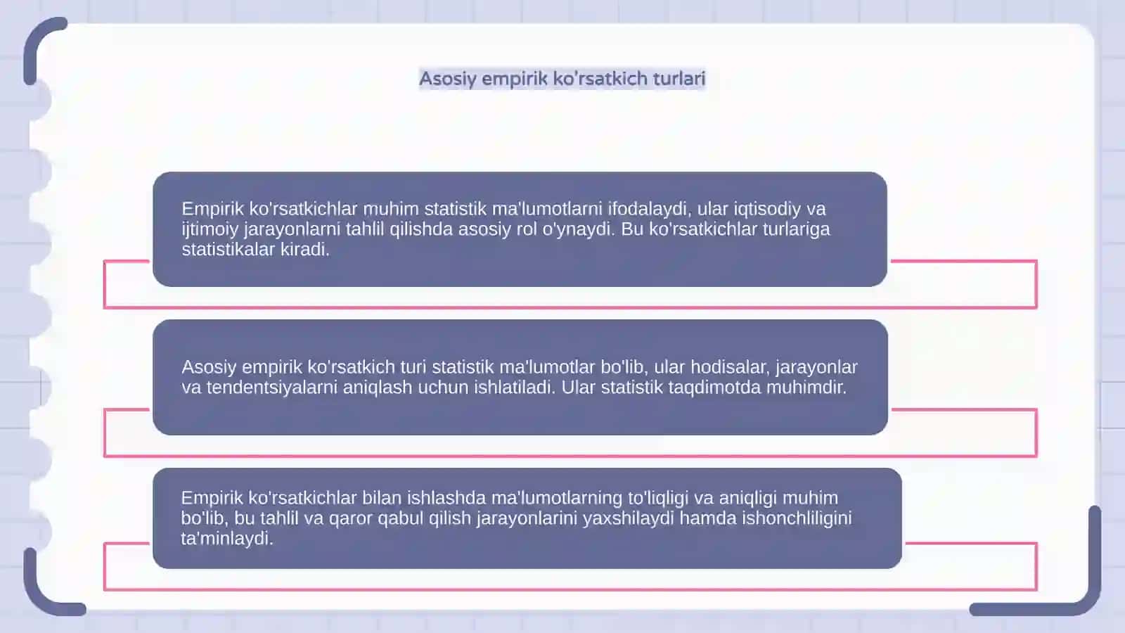 Empirik ko'rsatkichlarning asosiy holatlari 4