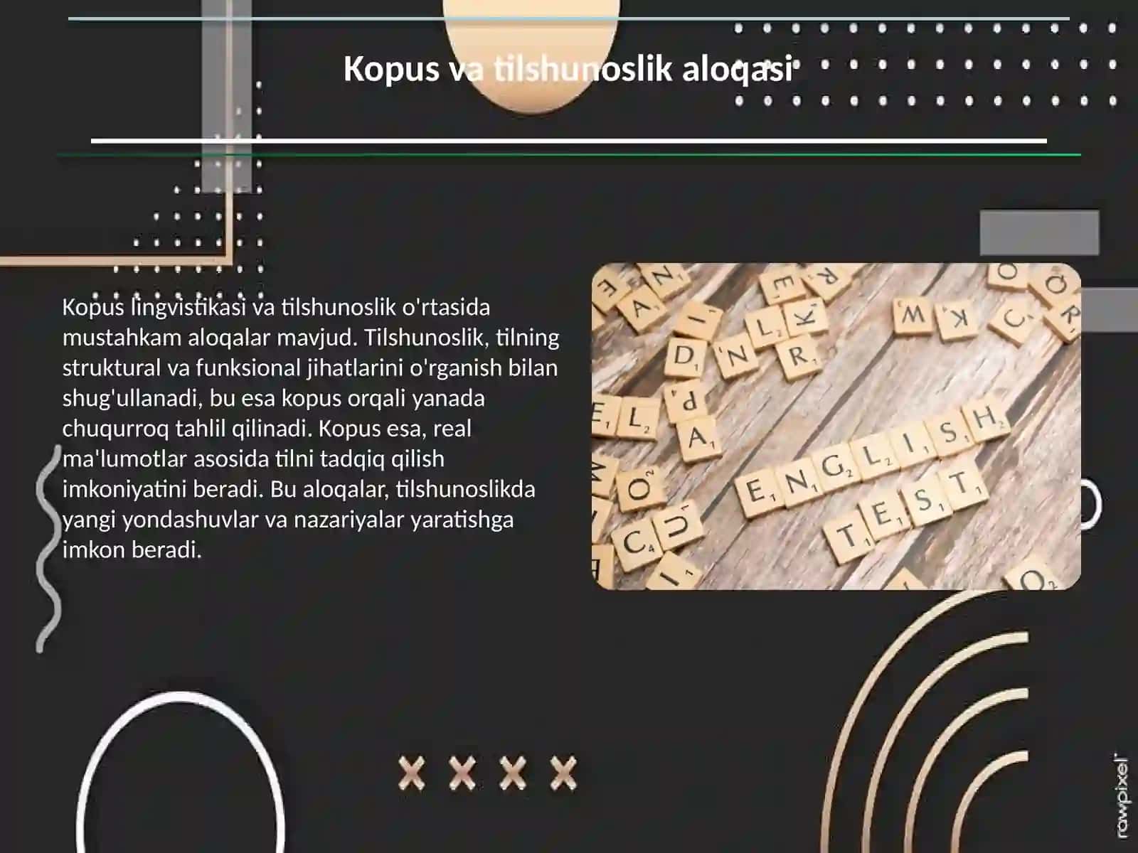 Kopus lingvistikasining rivojlanishi 4