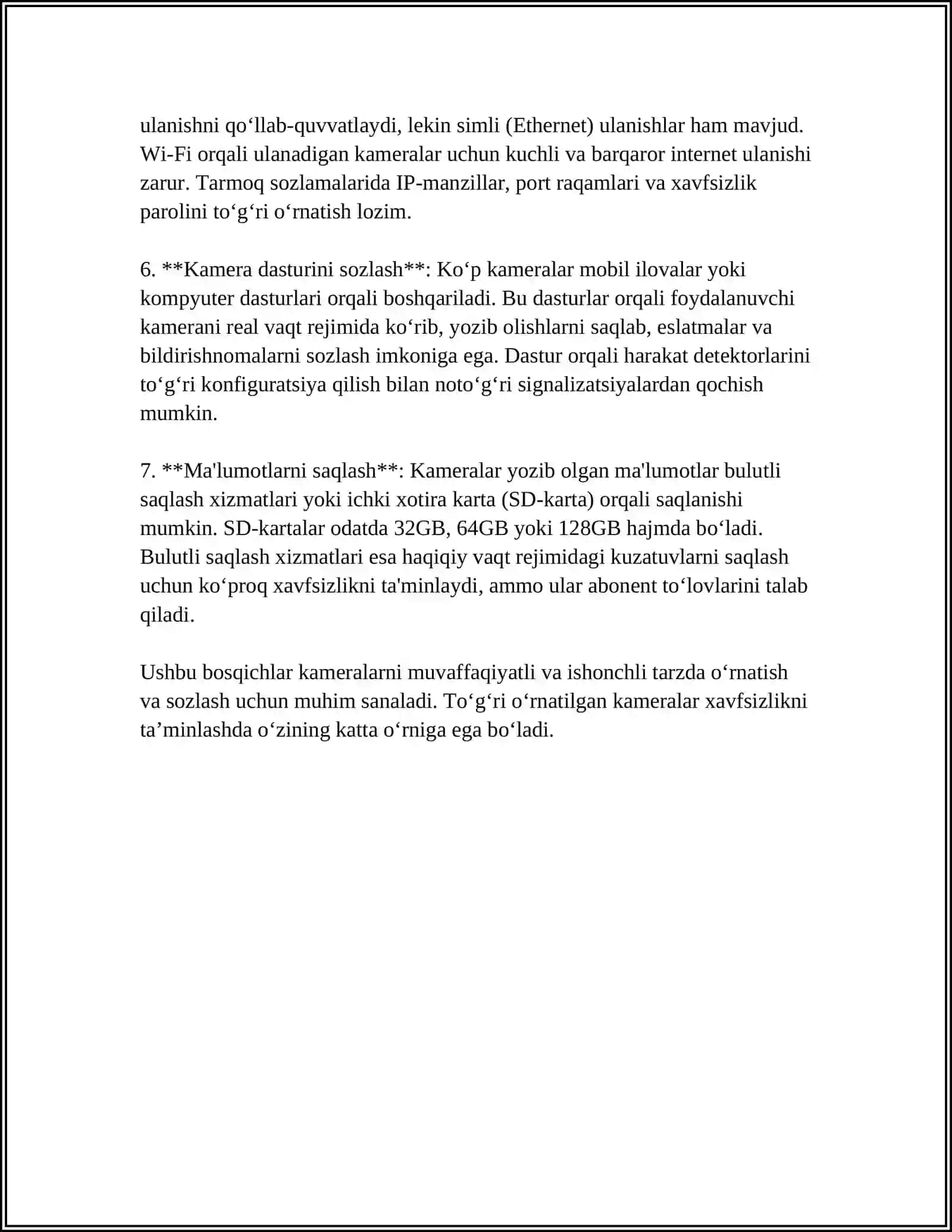 3DS MAX DASTURIDA KAMERALAR BILAN ISHLASH 4