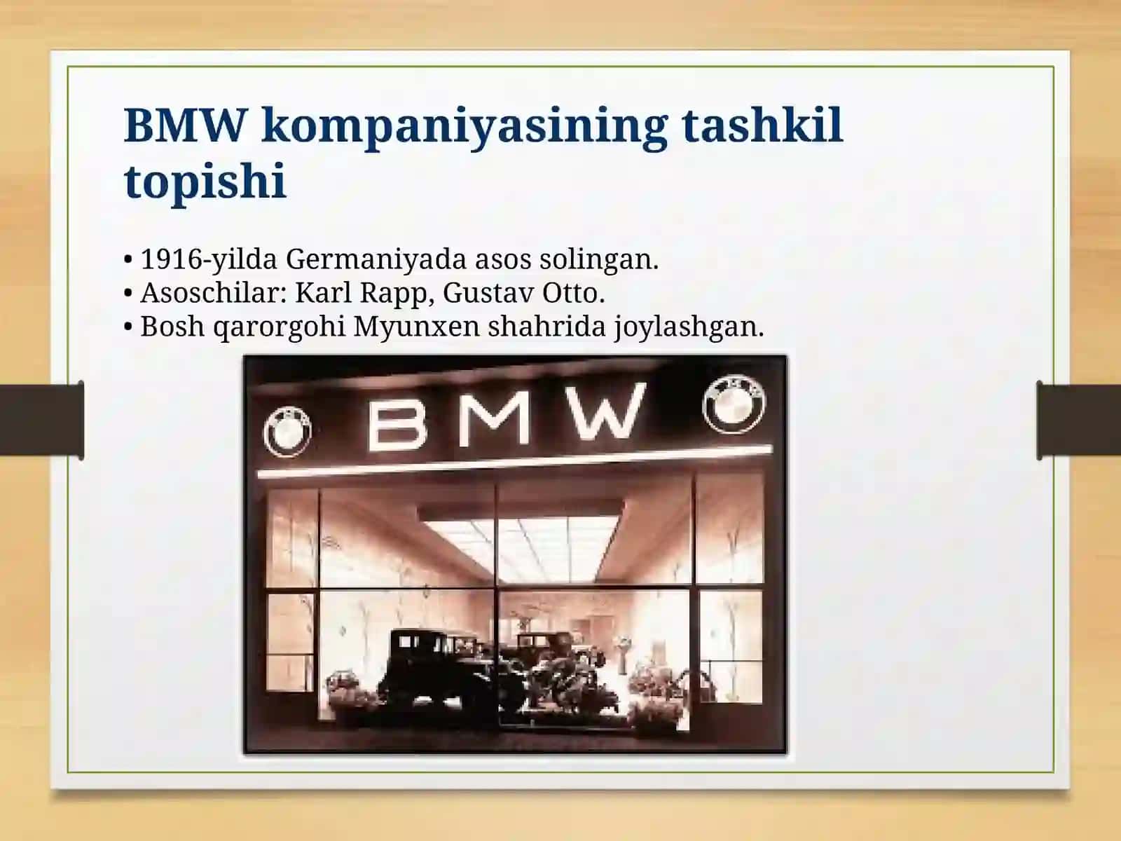 Avtomobilsozlikning tarixiy rivoji 4