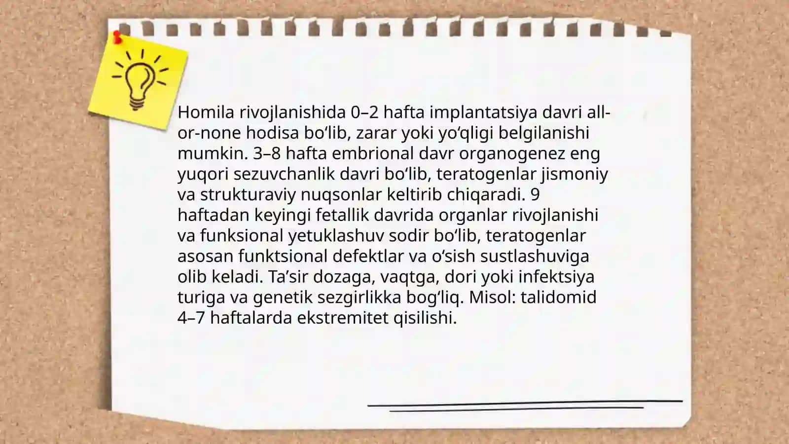 Teratogen omillar 4