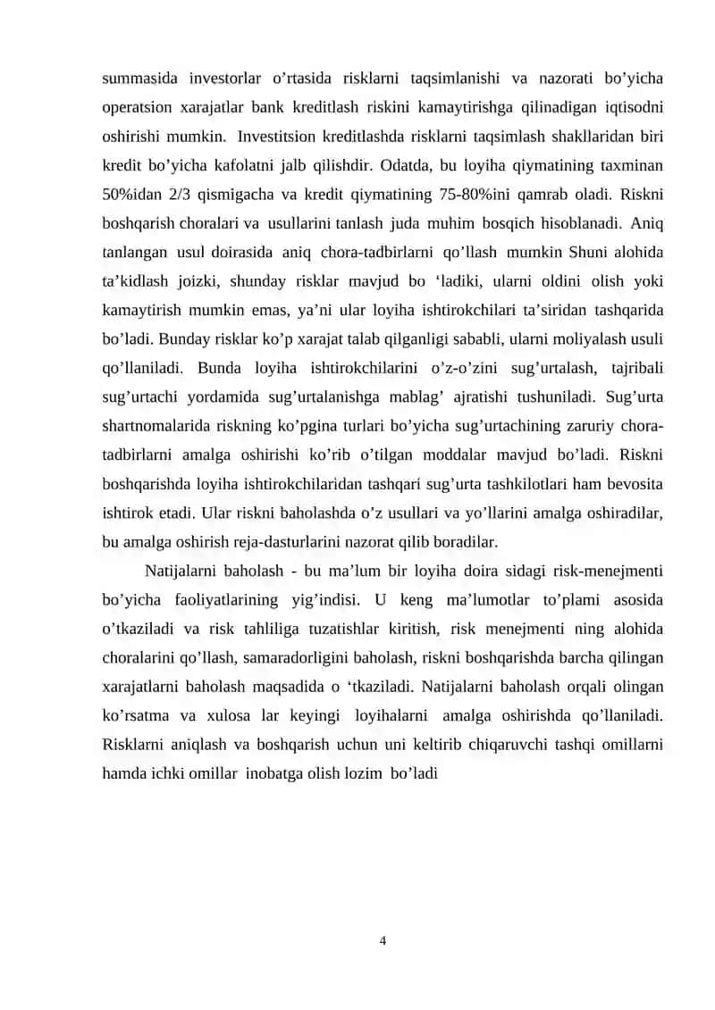 Strategik risklarni boshqarish 4