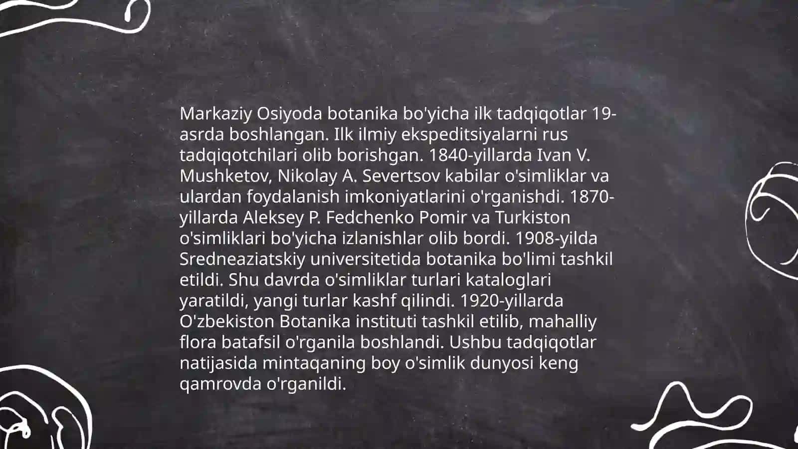 Markaziy Osiyoda Botanika fanining rivojlanishi 4