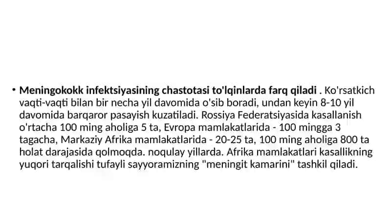 Meningokokkliinfektsiyasi(meningokokk) 4
