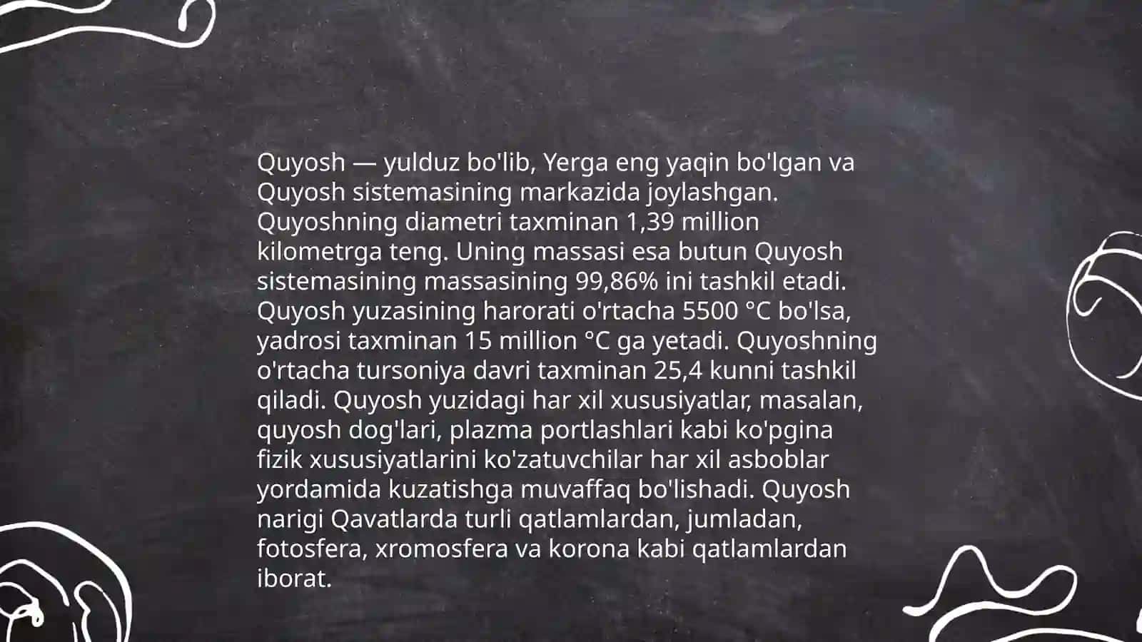 Quyosh tizimi loyihasi 4