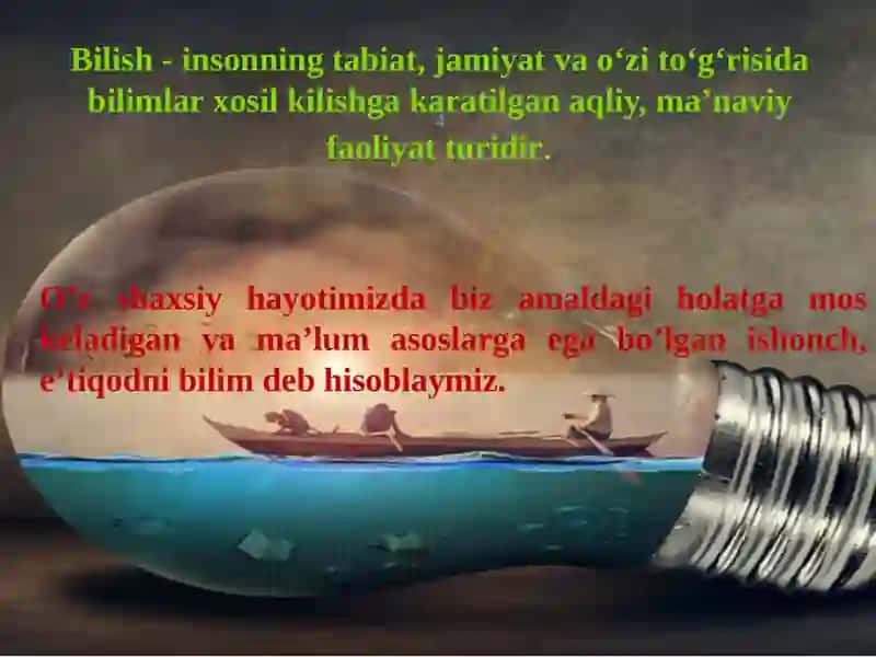 Gnoseologiya (bilishnazariyasi) 4
