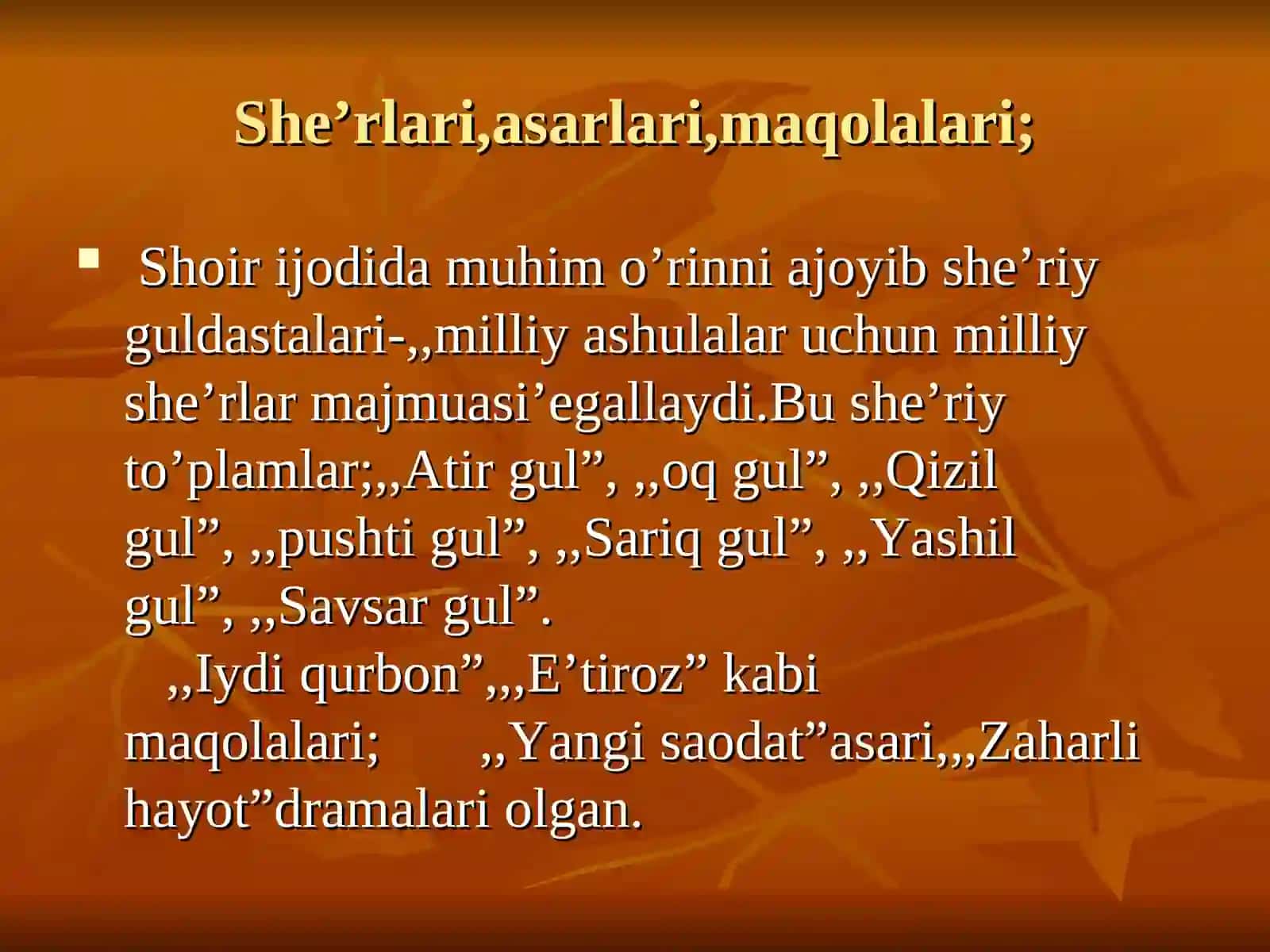 Zaharli hayot yoxud ishq qurbonlari 4