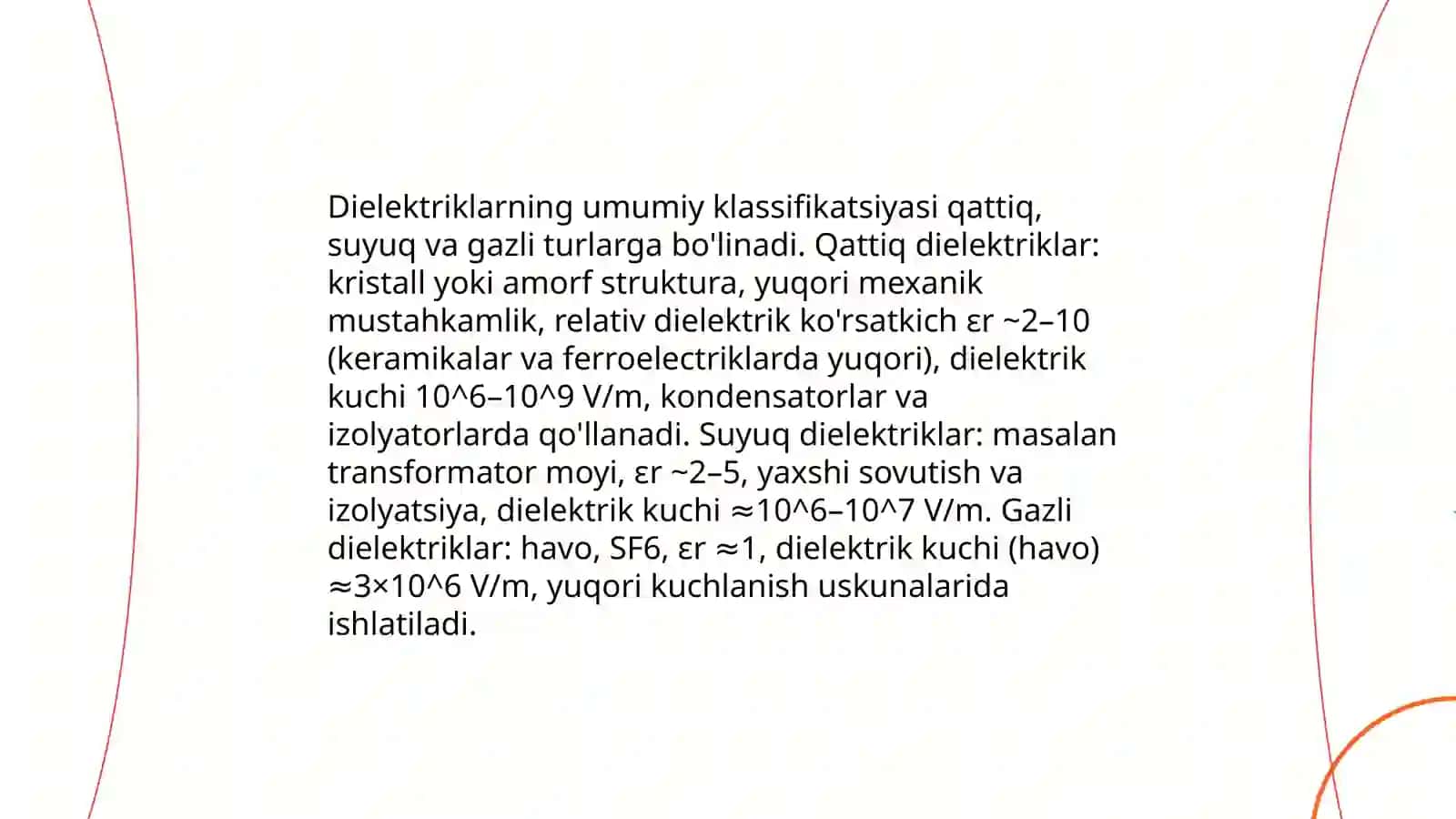 Dielektriklar va ularning turlari 4