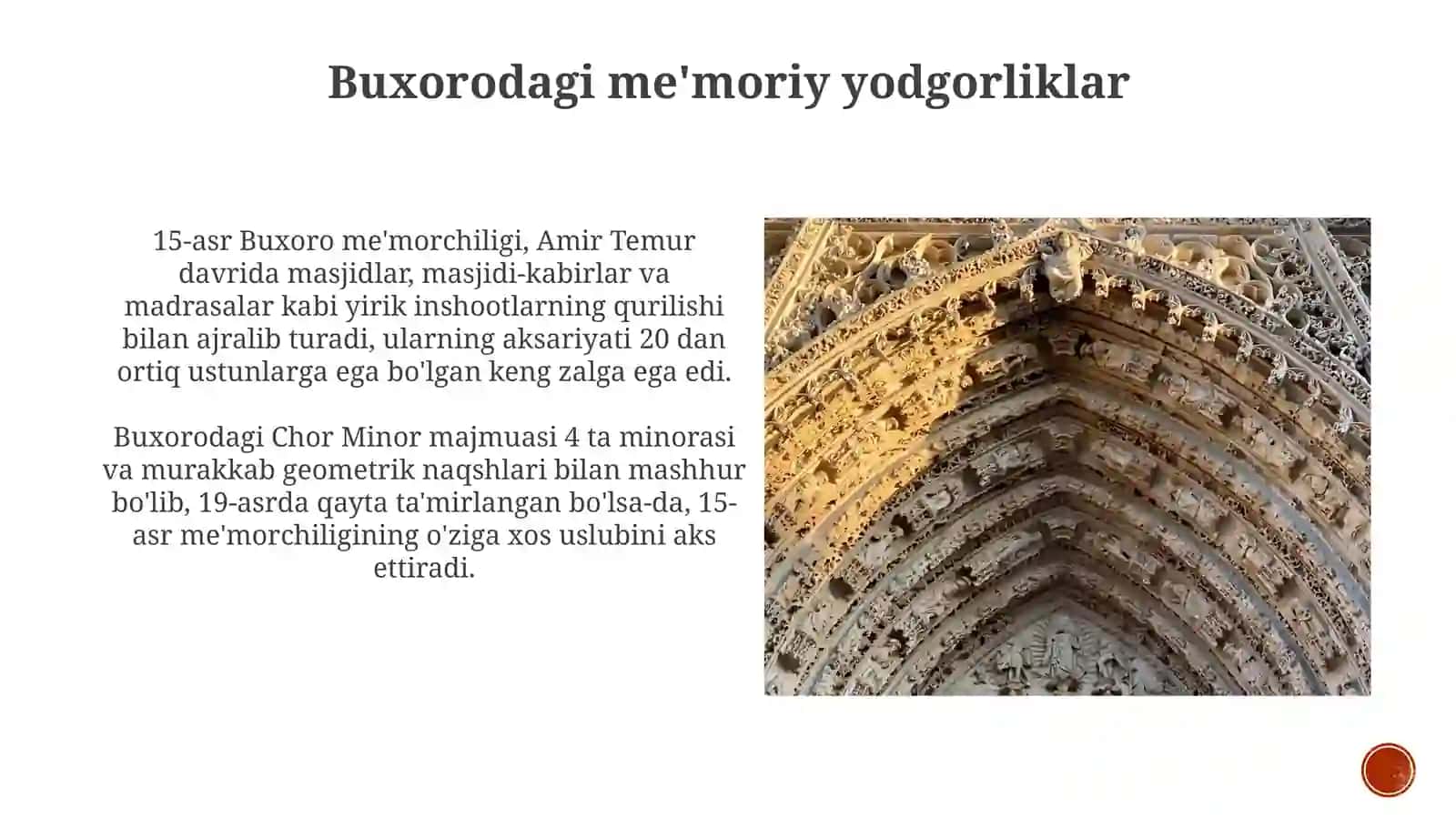 Shahrisabzdagi me'moriy yodgorliklar 4